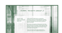 Desktop Screenshot of globalinsightsgroup.com